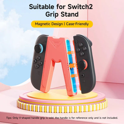 Suitable for Switch2 handle grip, Joy-con2 charging station, game console connection accessories, to enhance the grip experience
