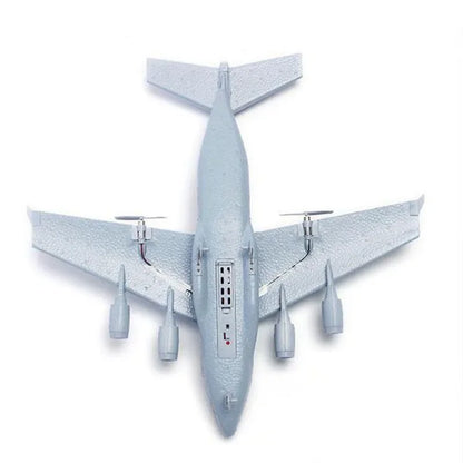 C-17 RC Drone DIY Aircraft Transport Aircraft 373mm Wingspan EPP RC Drone Airplane 2.4GHz 2CH 3-Axis Aircraft Toy for Adults