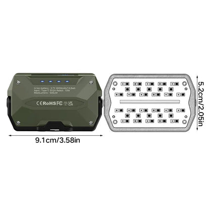 Outdoor Camping Lights, Portable Camping Tents, Camping Atmosphere Hanging Lights, Long-Lasting Rechargeable Lighting Fixtures