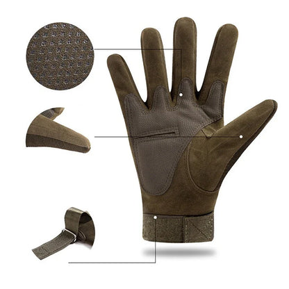 Tactical Gloves Training Work Gloves Accessories Men Woman Riding Shooting Gym Mountaineering Security-Protection Gloves