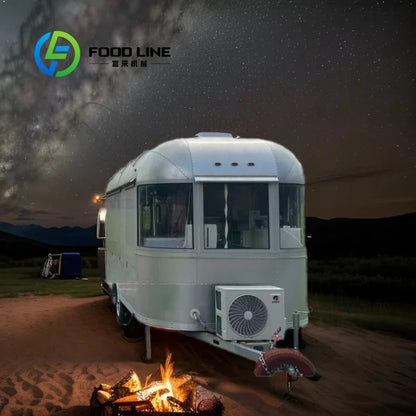 Customized Compact Off-Road Camping Camper Trailer Small RV Travel Caravan For Outdoor Self-Driving Camping Adventure
