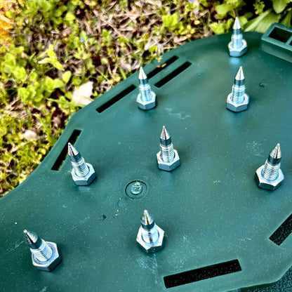 Garden Nail Shoes,Grass Loose Soil Tool,2.5/4.2cm Long Nail,Anti-Slip Lawn Aerator Grass Spikes Shoes for Aerating Lawn Soil