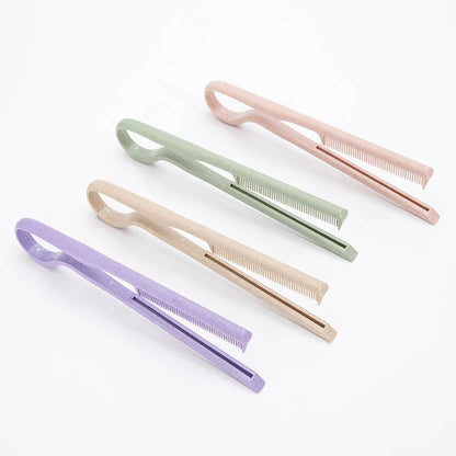 Wheat Straw V-shaped Flat Comb for Hair Straight Salon Hair Brush Straightner Hairdressing Comb Portable Mini Barber Hairbrush