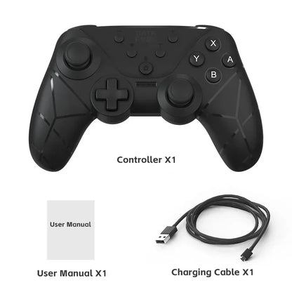 DATA FROG Wireless Bluetooth Game Handle NFC Turbo Adjustable Vibration Gaming Joystick For Switch Handheld Console