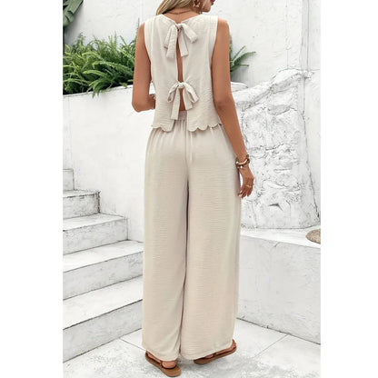 2026 Summer New Women's Fashion Sleeveless Tank Top Casual Pants Set