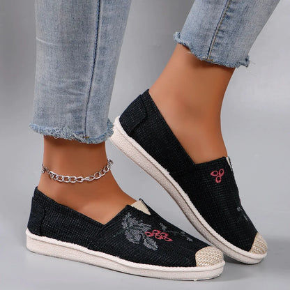 Spring new women's sports shoes, fashionable, breathable, lightweight, non-slip, wear-resistant, casual sports shoes, flat shoes