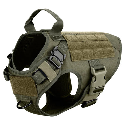 Tactical Vest Pet German Shepherd Golden Retriever Tactical Training Dog Harness and Leash Set For All Breeds Dogs