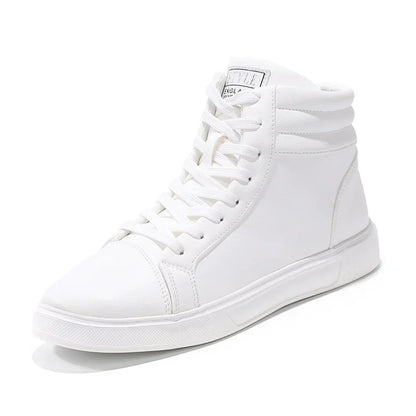 2026 Spring Fashion Red Men's Sneakers High Top Skateboarding Shoes for Men Women Comfortable Unisex Leather Sneakers Size 35-46