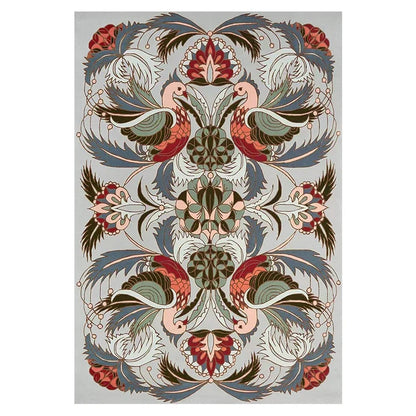 Light Luxury Cloakroom Carpet Home Non-slip Mat Large Area Bedroom Decor Washable Rug European Retro Carpets for Living Room