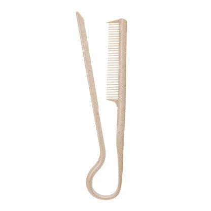 Wheat Straw V-shaped Flat Comb for Hair Straight Salon Hair Brush Straightner Hairdressing Comb Portable Mini Barber Hairbrush