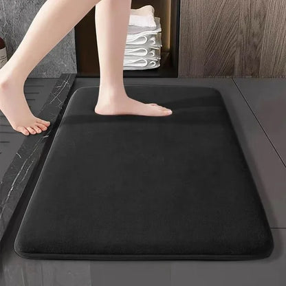 Super Absorbent Floor Mat, Super Absorbent Bath Mat, Super Anti-Slip Coral Velvet Bathroom Floor Mat, Door Mat