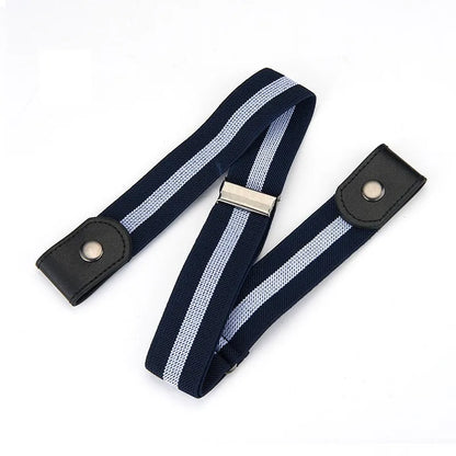 Traceless Invisible Elastic Belt Women's Belt Jeans Pants Men's Elastic Belt