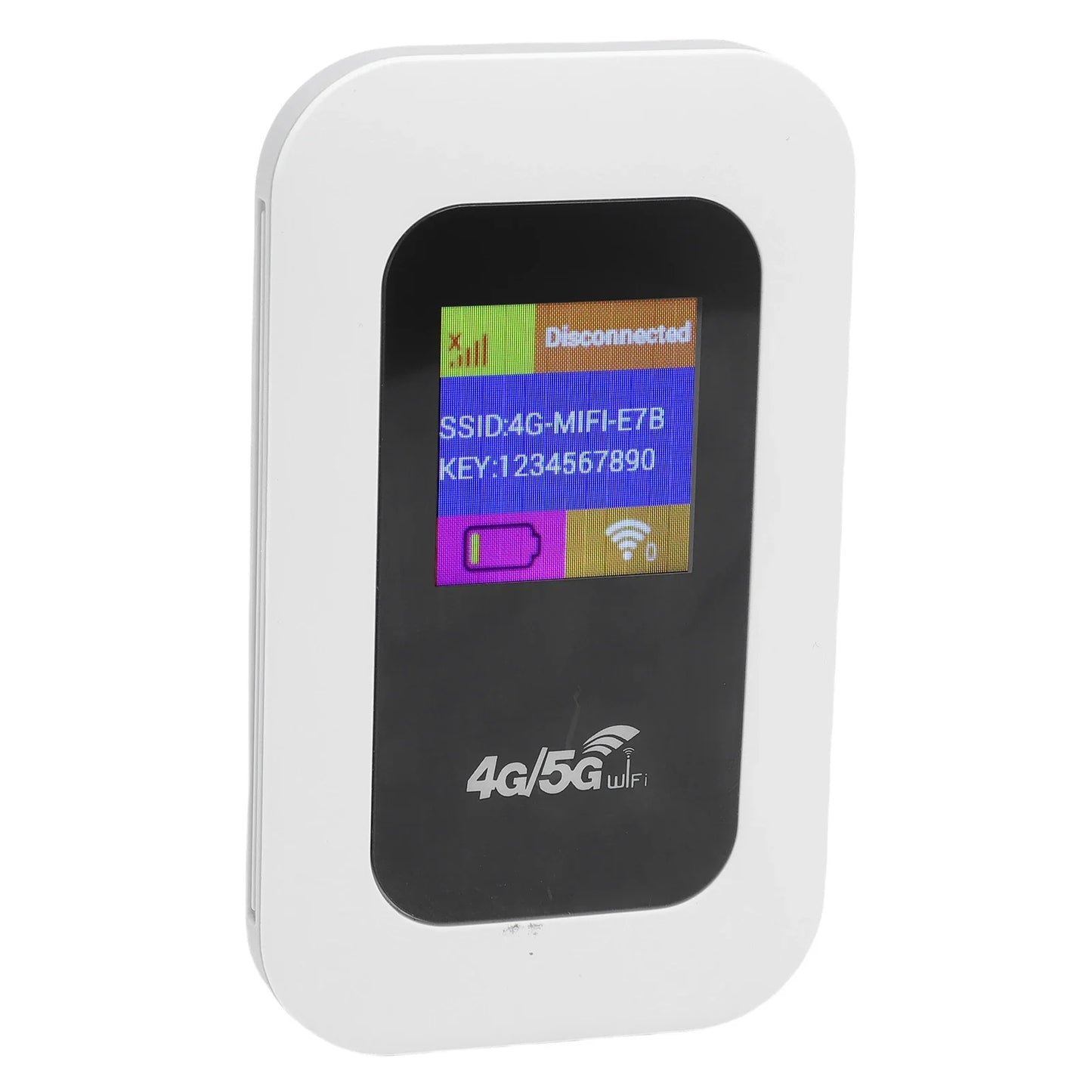 Ultra-Portable WiFi Mobile Hotspot Device 300Mbps High Speed 4G 5G Pocket Wireless Network Connect Device for Travel Camping