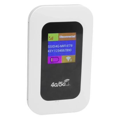 Ultra-Portable WiFi Mobile Hotspot Device 300Mbps High Speed 4G 5G Pocket Wireless Network Connect Device for Travel Camping