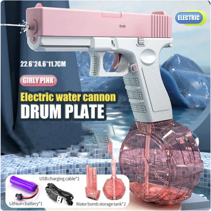 Electric Water Gun Water Spray Toys Bursts Children's High-pressure Strong Charging Energy Water Automatic Children's Toy Guns