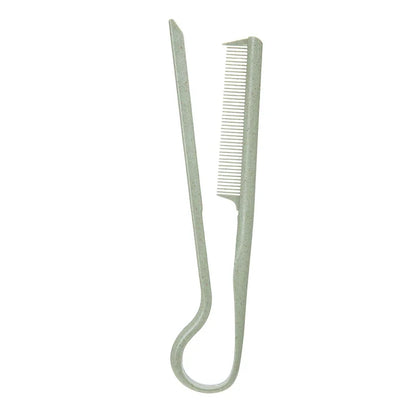 Wheat Straw V-shaped Flat Comb for Hair Straight Salon Hair Brush Straightner Hairdressing Comb Portable Mini Barber Hairbrush