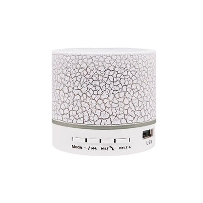 Bluetooth Bass Speaker LED Light Bluetooth Speaker Plastic Long Standby Time  Colorful Bass Bluetooth Speaker