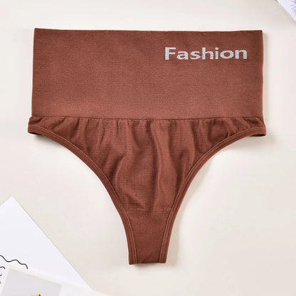 Sexy Women's High Waisted Underwear, Seamless Thong, Slimming Open Buttocks Underwear, Slimming Underwear, Women's Underwear