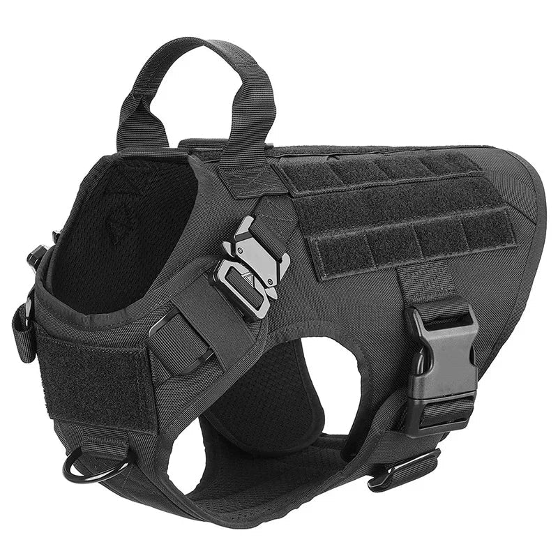 Tactical Vest Pet German Shepherd Golden Retriever Tactical Training Dog Harness and Leash Set For All Breeds Dogs