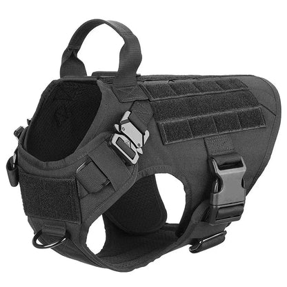 Tactical Vest Pet German Shepherd Golden Retriever Tactical Training Dog Harness and Leash Set For All Breeds Dogs