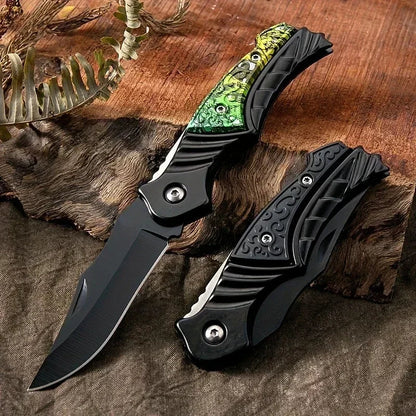 2025 new high quality  Portable Outdoor Folding Pocket Knife - Sharp Survival Knife for Camping, Hiking