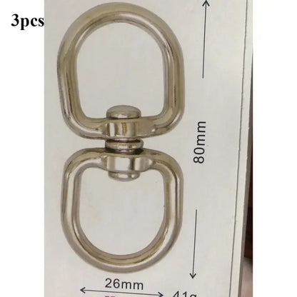 Metal Eight-Character Rotating Buckle Ring Anti-Knotting Dog Chain Buckle Connecting Ring DIY Jewelry Pendant Jewelry Accessory