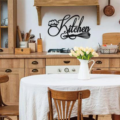 DDPNKL 1PC Kitchen Sign Wall Decor, Metal Kitchen Signs Wall Decor Farmhouse & Home & Kitchen Wall Decor Farmhouse & Kitchen
