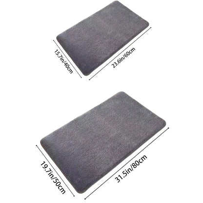 Super Absorbent Floor Mat, Super Absorbent Bath Mat, Super Anti-Slip Coral Velvet Bathroom Floor Mat, Door Mat