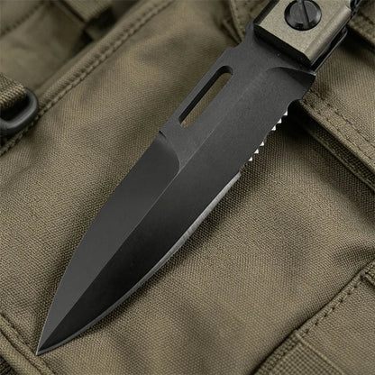Folding Pocket Knife with Premium N690 Blade T6 Aluminum Handle Multi-Purpose Portable Utility Tool for Camping & Daily Carry