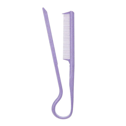 Wheat Straw V-shaped Flat Comb for Hair Straight Salon Hair Brush Straightner Hairdressing Comb Portable Mini Barber Hairbrush