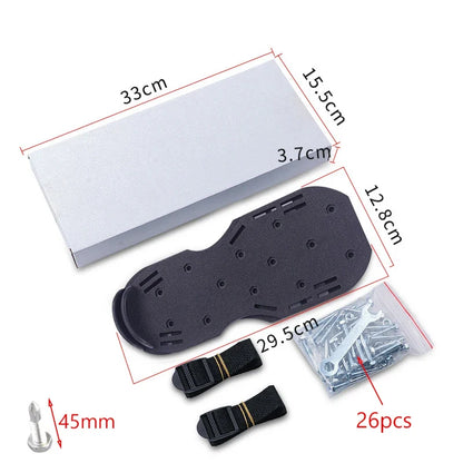 Reusable Lawn Aerator Shoes Manual Lawn Aerator with Spike Adjustable Spiked Aerating Sandals Anti-Slip Lawn Aerator Sandals