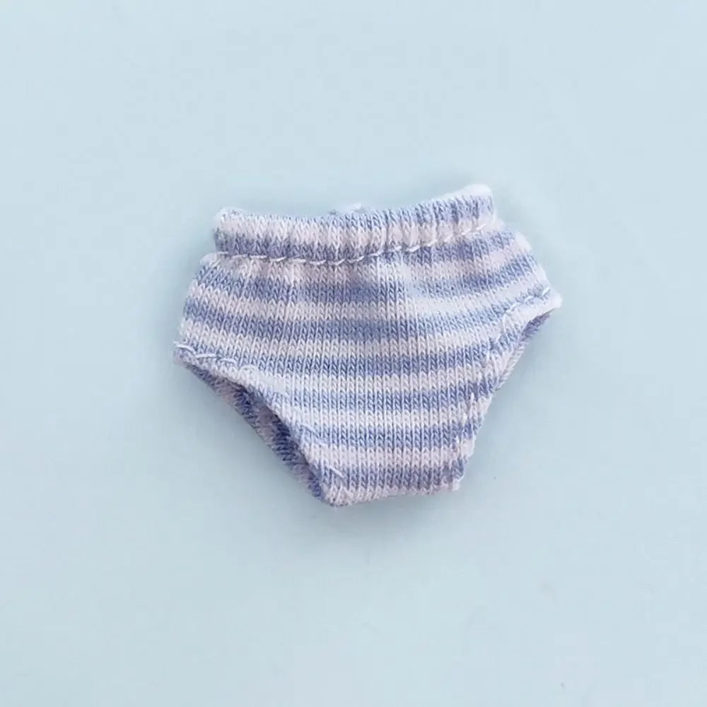 Cute OB11 Doll's Underwear DIY Elasticity Cotton Underwear 12 Colors Briefs Underwear