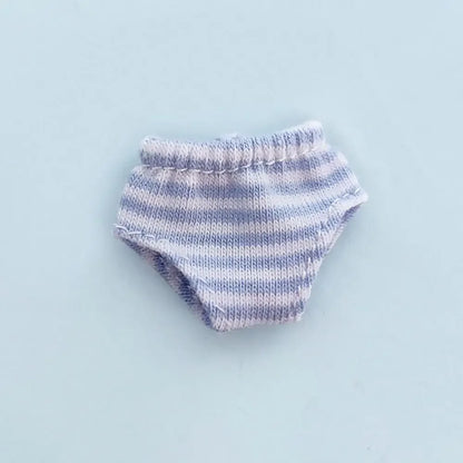 Cute OB11 Doll's Underwear DIY Elasticity Cotton Underwear 12 Colors Briefs Underwear