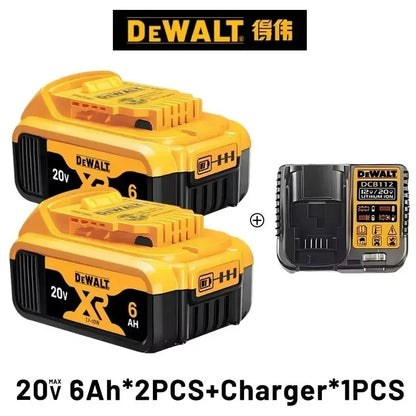 100% Original Dewalt 20V 6000mah Power Tool Battery Dcb206 Dcb205