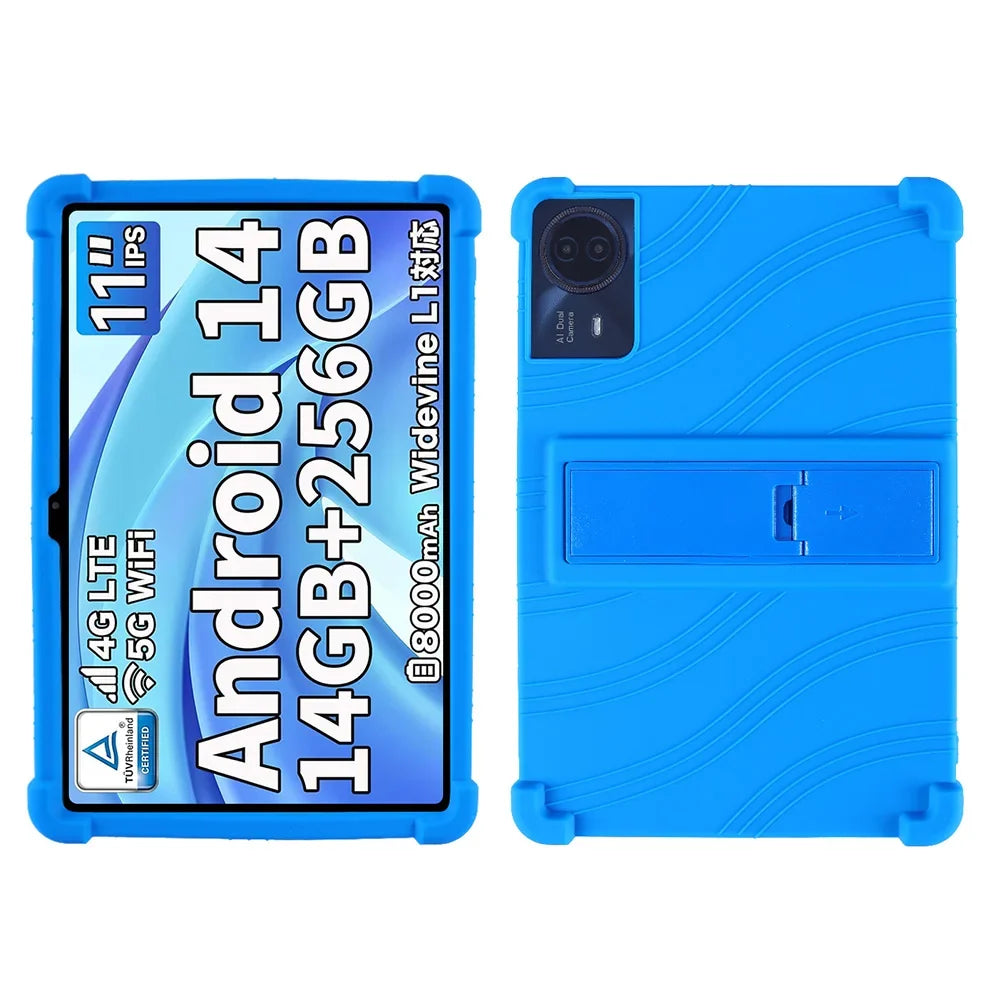 For ODEA S11 10.95inch Tablet Case Tablet Shockproof Cover Android14 Tablet Kids Soft Silicon Stand Protective Shell