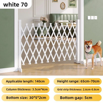 Pet Puppy Fence Retractable Isolation Dog Wooden Fence Folded Indoor Anti-Jailbreak Dog Fences Accessories Isolation Pet Cat Net