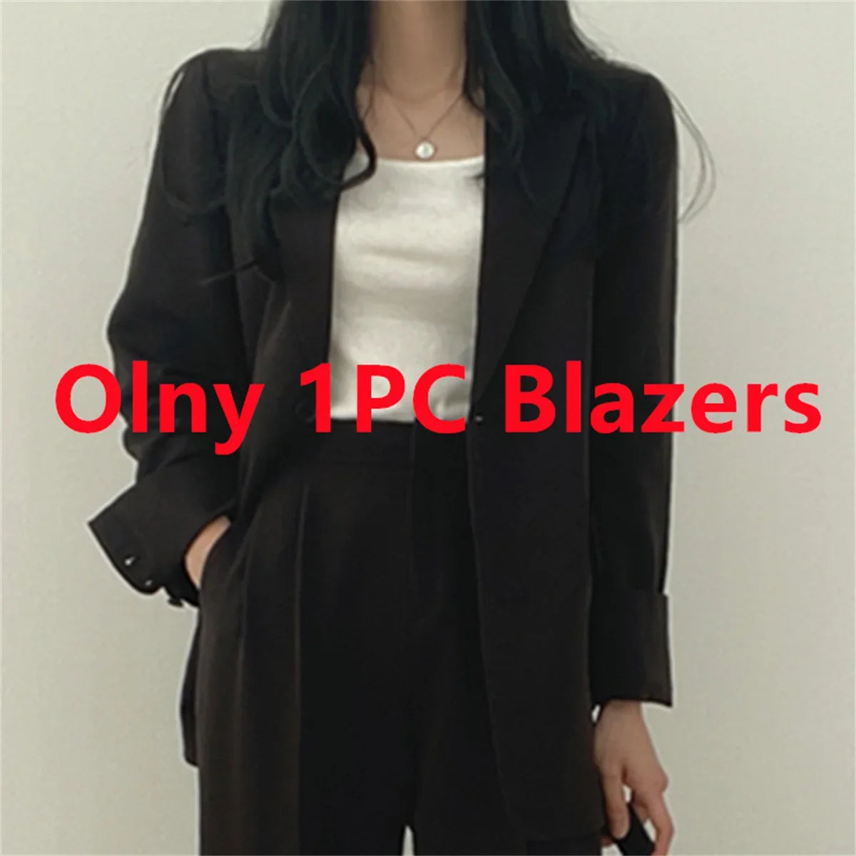 Elegant Office Lady Business Suit Set Blazers 2026 Spring New Women's Clothing Suit Jacket Casual Pants Set Wide Leg Suit Pants