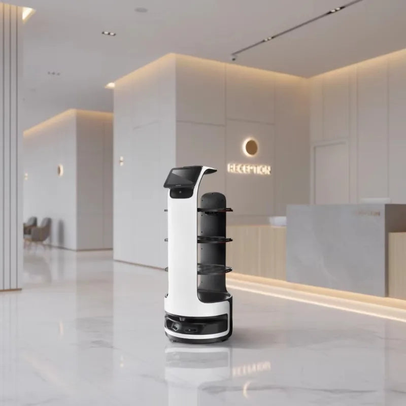 Hotel Welcoming Robots, Food Delivery Robots, Autonomous Obstacle Avoidance, Voice Control Suitable for receiving guests