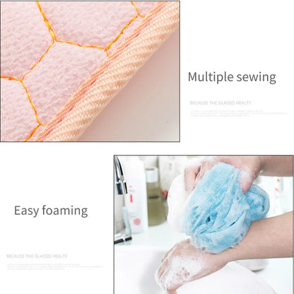 3Pcs/Set Body Cleaning Washcloth Bathroom Shower Ball Back Scrubber Set Exfoliating Skin Towel Bath Gloves Brush