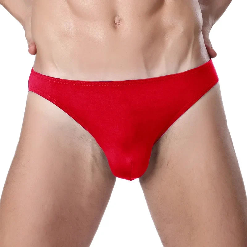 Men's underwear with a U-shaped protruding modal, thin, elastic and sexy low-waisted tight underpants
