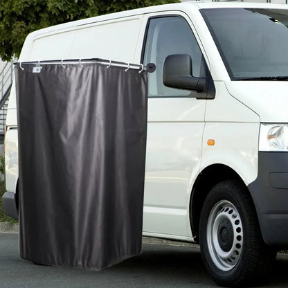 Caravan Camping Outdoor Shower Cabin Cubicle Stall  Enclosure Kits With Magnetic Bracket Rod Shower Curtain For Motorhomes