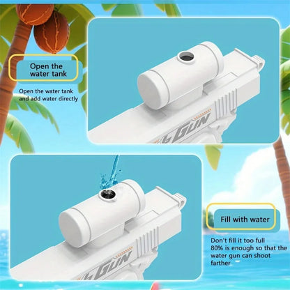 New Outdoor Portable Double-sided Reverse Water Gun Prank Reverse Water Spray Toy CreativeChildren Gift Stress Relief