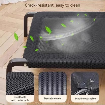 For Outdoor Home Use Elevated Big Dog Bed Summer Dog Nest Convenient Carry Moisture Proof Non-Slip Large Cat Bed Durable