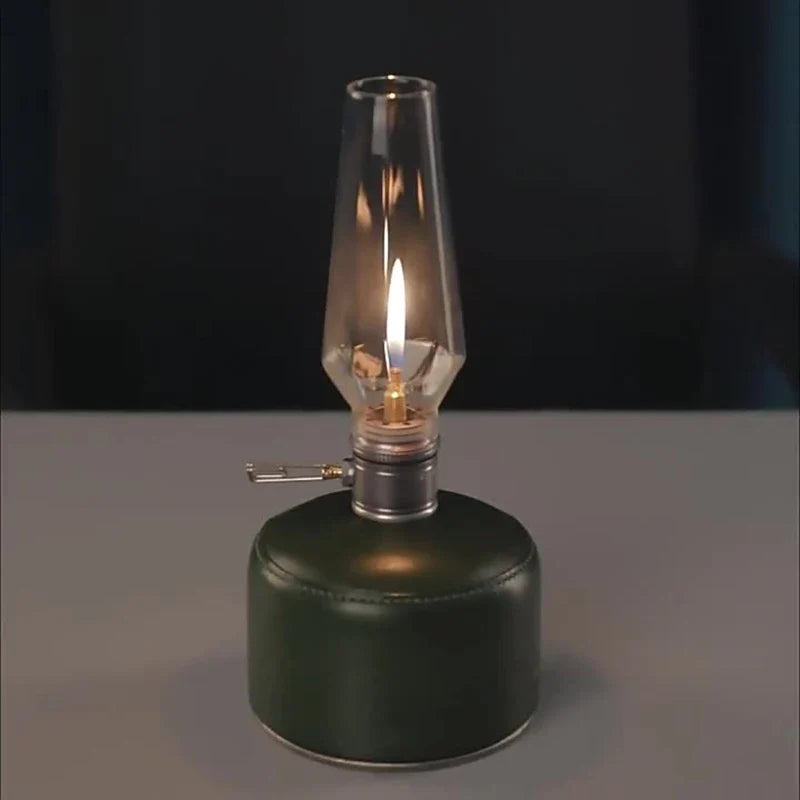 CAMPINGMOON T-1 Outdoor Gas Coreless Candle Lamp Gasification Tent Gas Lamp Atmosphere Camping Flat Gas Candle Lamp
