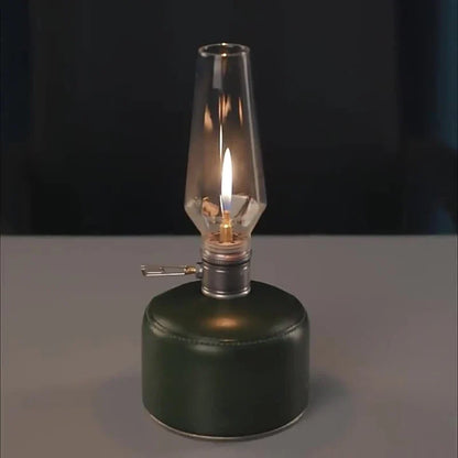 CAMPINGMOON T-1 Outdoor Gas Coreless Candle Lamp Gasification Tent Gas Lamp Atmosphere Camping Flat Gas Candle Lamp