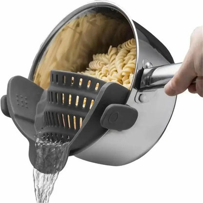 1pc, Strainer, Pot Strainer, Adjustable Clip on Strainer for Pots Pans