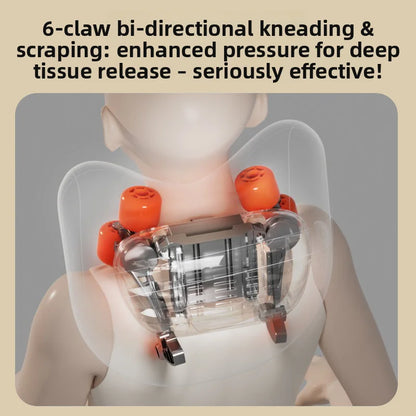 SPA Portable Pillow Massager  PRO Lazy Person Leading Shoulder Professional Super Strong Neck Massage Wireless Warm Pillow Type