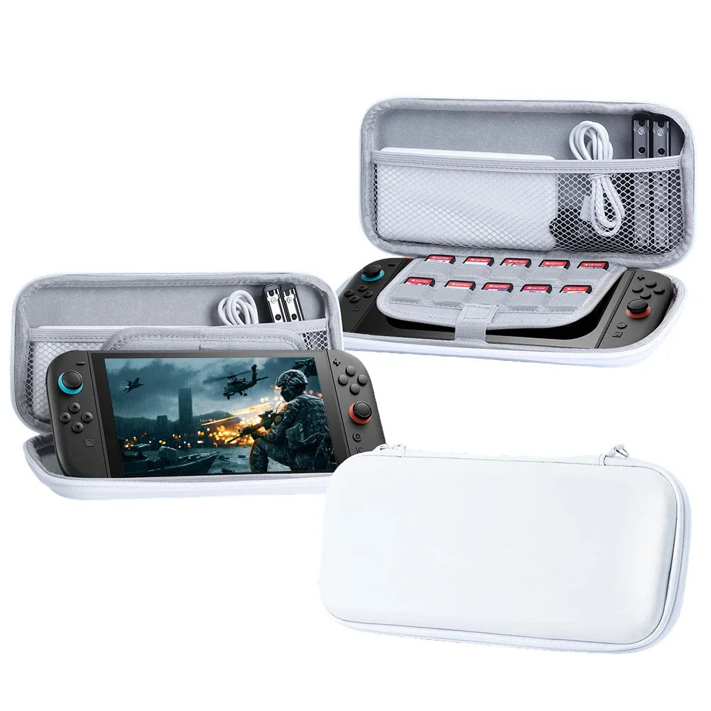 For NS For Switch 2 Game Console Storage Case Portable Carrying Bag Hard Shell NS 2 Console Travel Case with 10 Game Card Slots