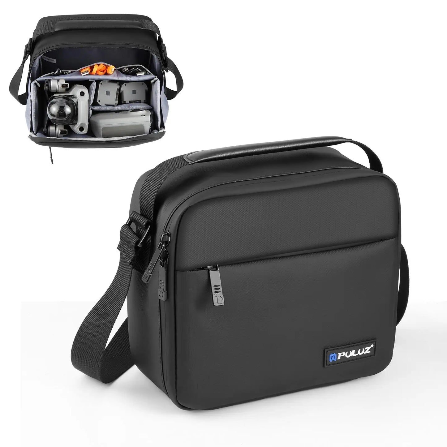 Drone Storage Bag Photography Camera Crossbody Shoulder Bag Waterproof PU Fabric For DJI Mini Series / Osmo Pocket Series