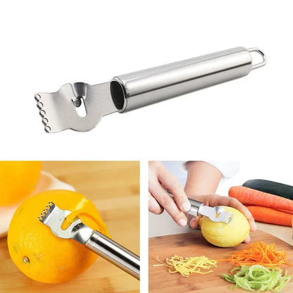 1pc Lemon Zester Grater Stainless Steel Peeler Kitchen Stuff Kitchen Accessories Kitchen Gadgets